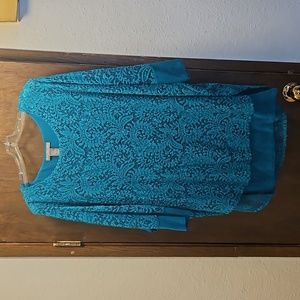 3/4 Sleeve Dress Blouse